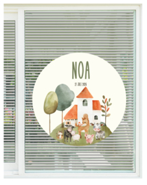 geboortebord ❤︎ raambord ❤︎ raamsticker | boerderij 059