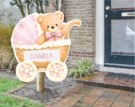 geboortebord ❤︎ raambord ❤︎ raamsticker | beer 078