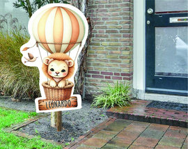 geboortebord ❤︎ raambord ❤︎ raamsticker | leeuw 036
