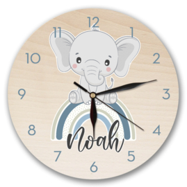 Klok | Olifantje regenboog 003