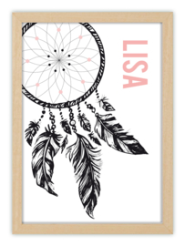 Geboorteposter met naam - DREAMCATCHER