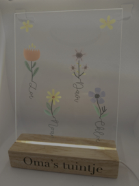 Acryl met lampje