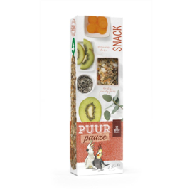 WM PUUR Pauze "Kiwi"- Snack sticks grote parkiet