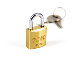 Abus hangslot 65/20 kofferslotje