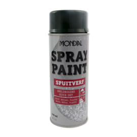 Spuitbus spray paint Ral 6009 hoogglans donker groen 400 ml