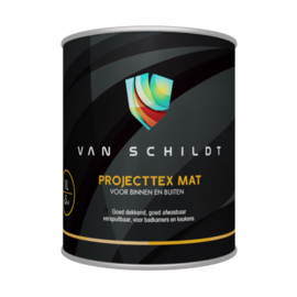 Van Schildt Projecttex 1 liter wit of lichte kleuren