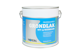 Mondial professionele grondverf waterbasis wit 2,5 LTR