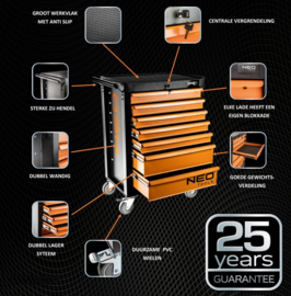 Gereedschapkar neo tools 7 lades