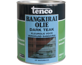 Tenco bankirai olie dark teak waterbasis 1 liter