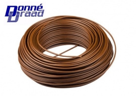 Donne VD-draad 2,5mm bruin 100 mtr installatiedraad