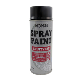 Spuitbus spraypaint Ral 9005 Gitzwart hoogglans 400 ml