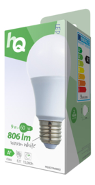 Led lamp e27 A60 9.5w 806lm 2700K