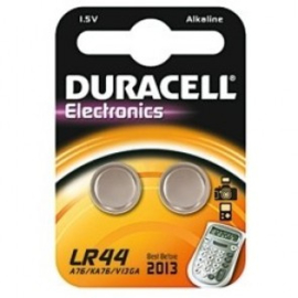 Duracell 1,5v 2st. knoopcel lr44