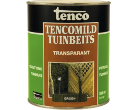 Tencomild tuinbeits transparant groen 1 liter