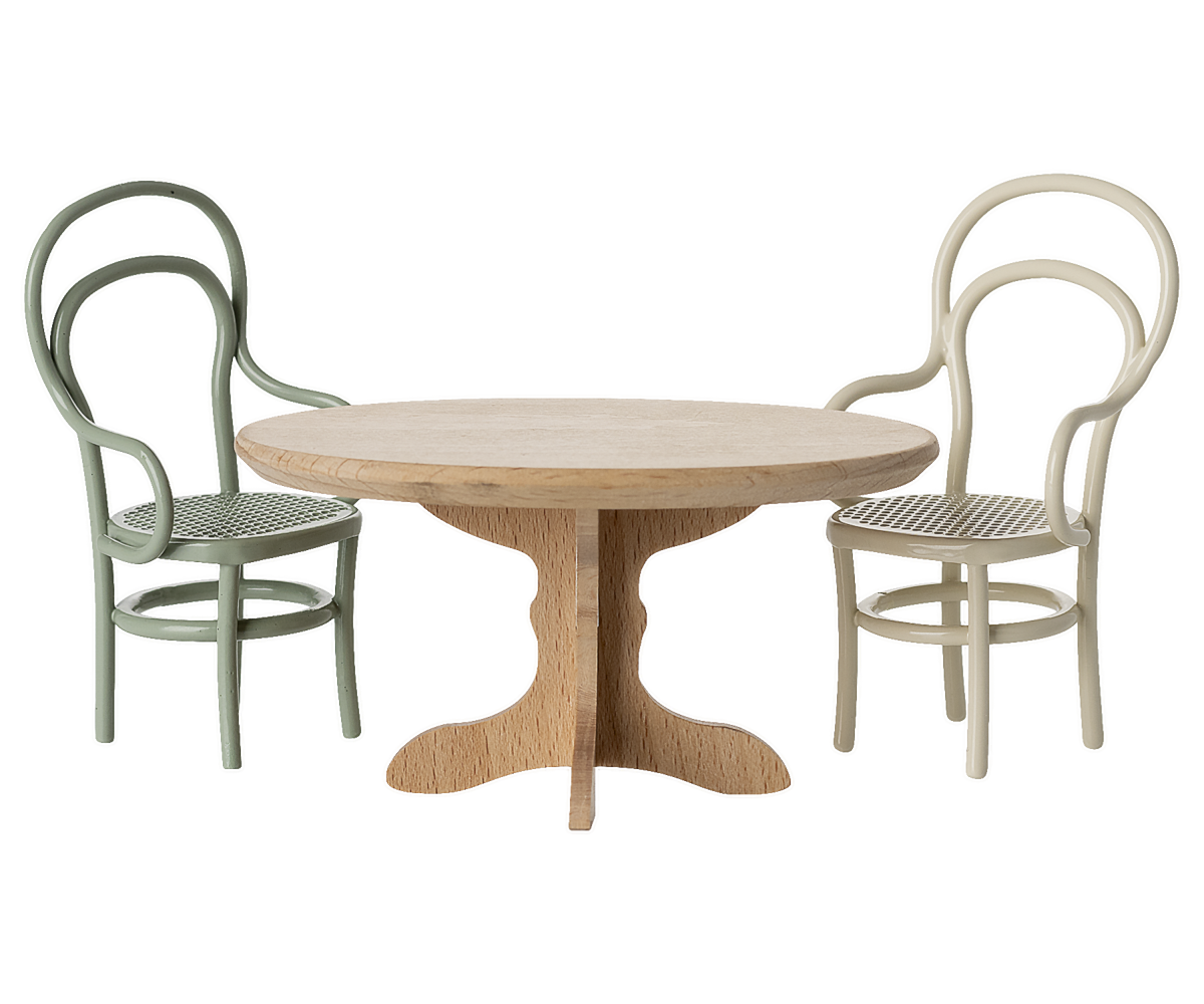 Maileg ovale eettafel hout
