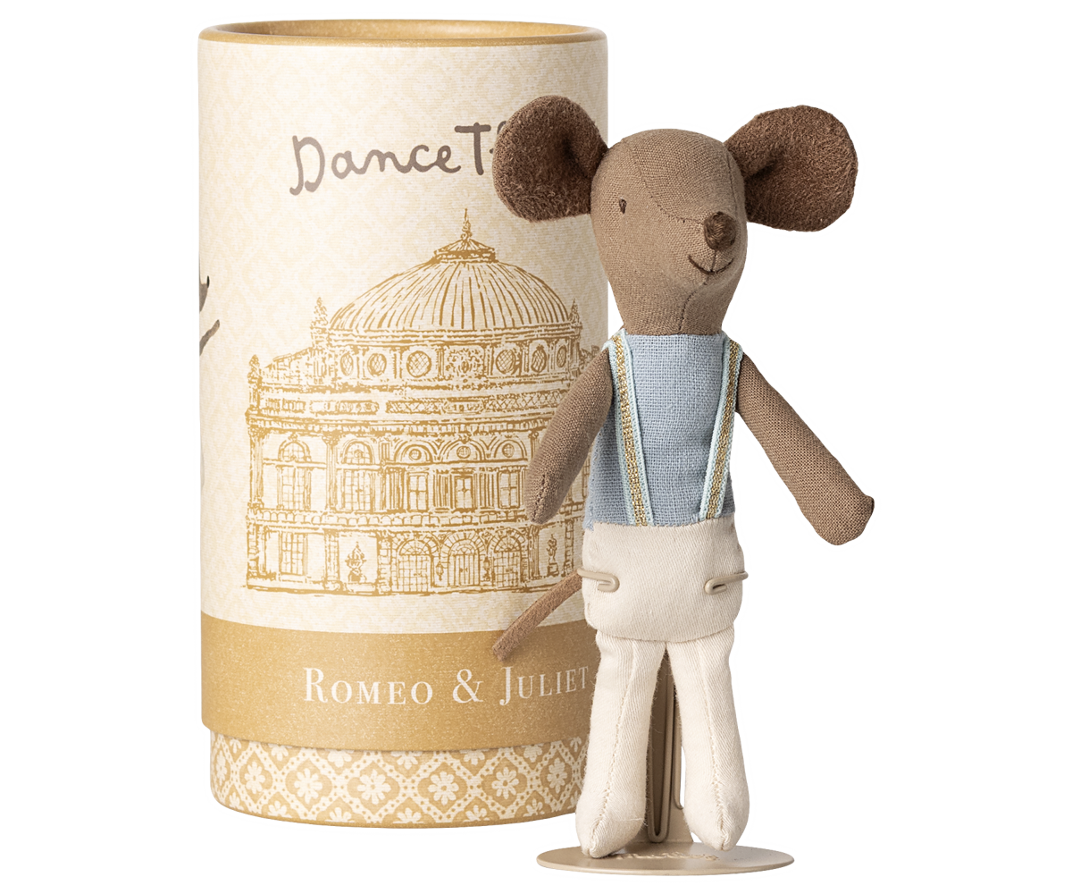 Maileg Romeo balletdanser met standaard