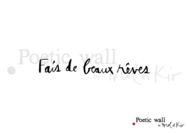 Sticker "Fais de beaux rêves"