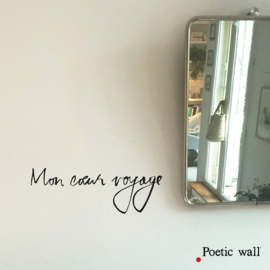 Sticker "Mon coeur voyage"
