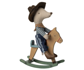 Maileg Kleine broer cowboy met paard