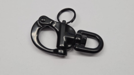 Snap sluiting, zwart