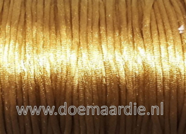 Satijn koord, golden yellow, 90 meter, 1,5 mm