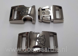 Buckle silver, Keltisch infinity symbool. (5/8)