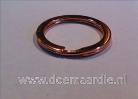 Sleutelhanger, plat. 24 mm binnen. Rose