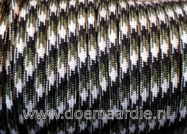 Paracord, 550 type 3,  S.F camo,  6 / 15 / 30 meter