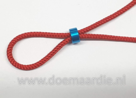 Geanodiseerd aluminium rondel / kralen, turquoise blauw