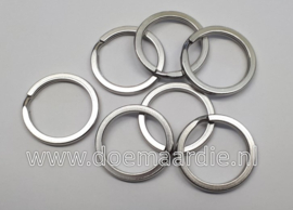 Luxe RVS sleutelhanger ring, 20 mm