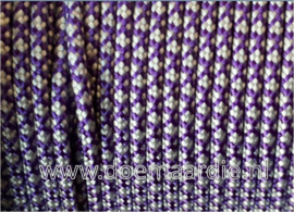 Paracord, 100, type l, Diamond, Acid Purple Silver 6 / 15 / 30 meter.