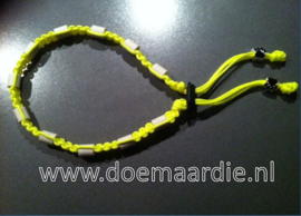 Keramiek teken halsband, origineel paracord type 1