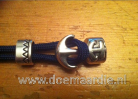 Anker sluiting, setje, oud zilver