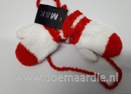 Baby of peuter handschoenen met koordje