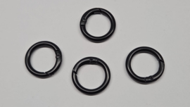 Spring ring, zwart