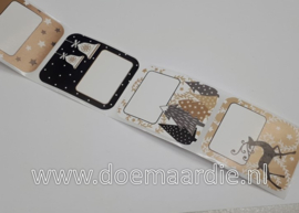 Kerst stickers, labels per 50