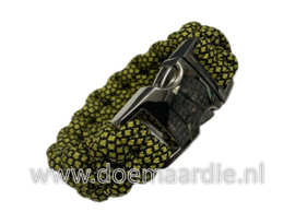 Paracord bracelet met metalen sluiting