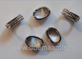 Ovale ring, slider, gat 11 bij 6,8