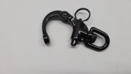 Snap sluiting, zwart