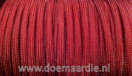 Paracord, 100 type l, burgundy  6 / 15 / 30 meter (bordeaux rood)