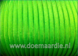 Paracord, 100 type l,  Neon green 6 / 15 / 30 meter.