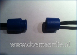 Plastic Breakaway Barrel Clasps, donker blauw