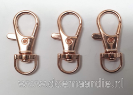 Sleutelhanger rosé goud 35 mm