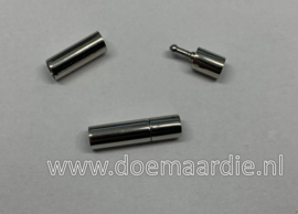 Sluiting RVS, glans, gat 3 mm