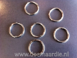 O ring, gelast staal binnenmaat 20 mm. Vanaf 15 cent