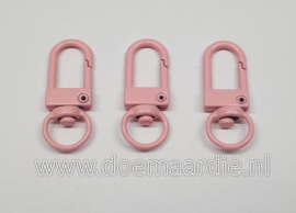 Sleutelhanger roze, 32 mm