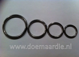 O ring, RVS binnenmaat 30 mm 4 mm. vanaf 52 cent