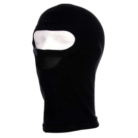 Helm, bivak muts. balaclava (Baklava), 1 gaats mesh, zwart