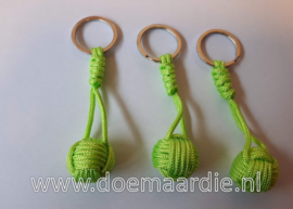 Monkey fist mini neon groen, 21 mm