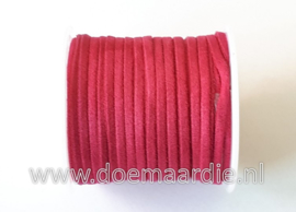 Suede faux, fuchsia , 8 meter